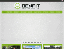 Tablet Screenshot of denfit.nl